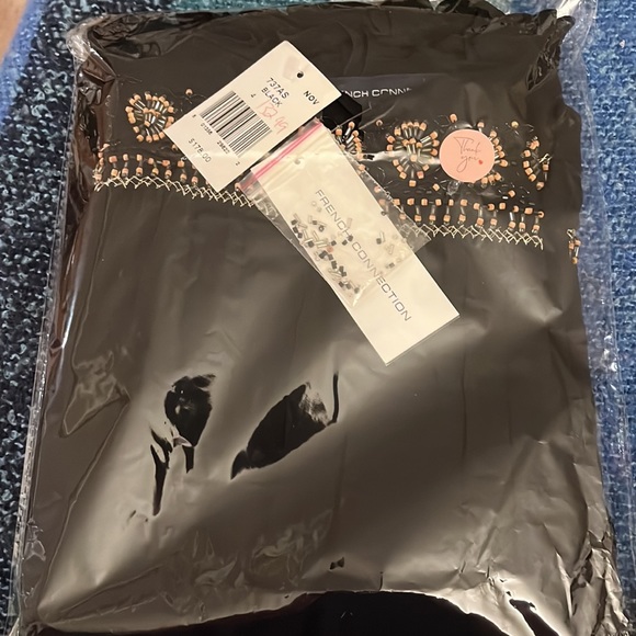 🛍️# 857 NWT French Connection Silk Skirt - Picture 12 of 13